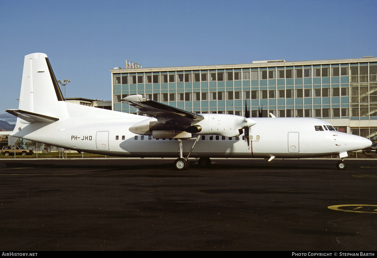 Aircraft Photo of PH-JHD | Fokker 50 | AirHistory.net #543399