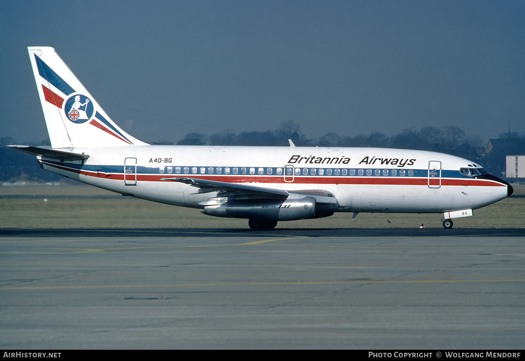 Aircraft Photo of A4O-BG | Boeing 737-2P6/Adv | Britannia Airways | AirHistory.net #543409