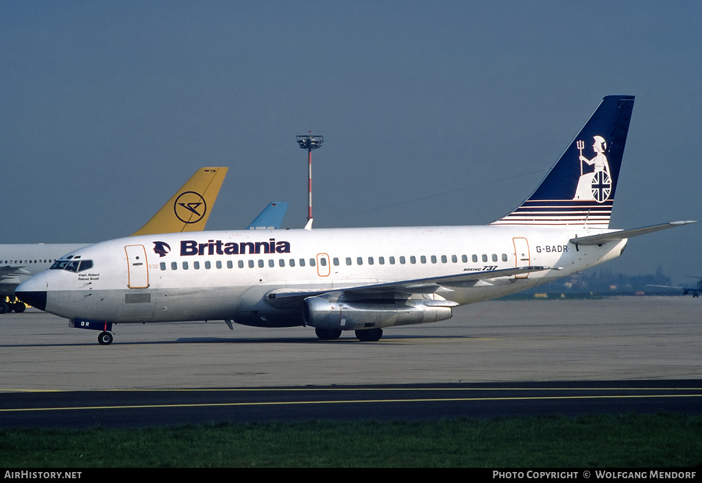 Aircraft Photo of G-BADR | Boeing 737-204/Adv | Britannia Airways | AirHistory.net #543425
