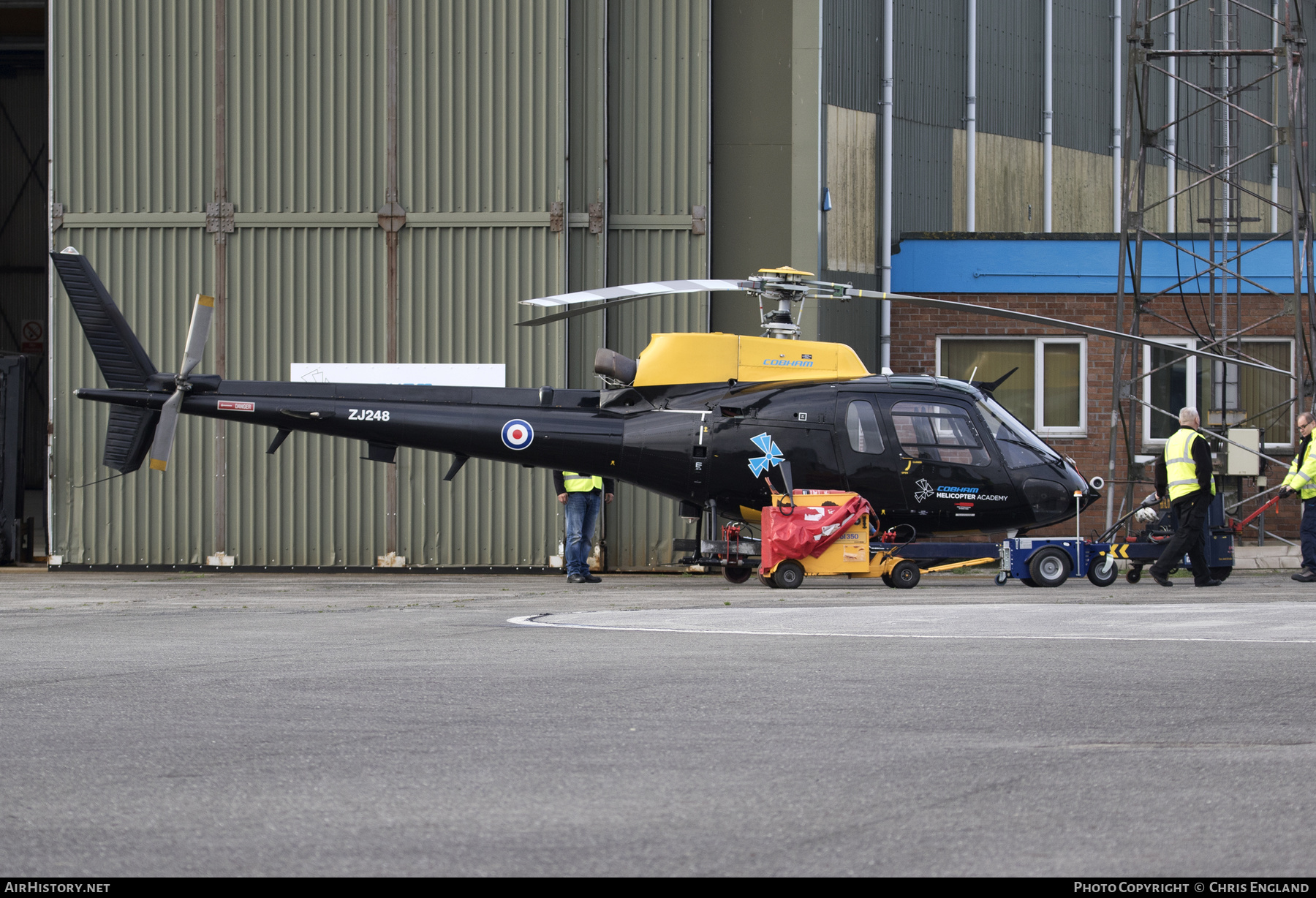 Aircraft Photo of ZJ248 | Eurocopter AS-350BB Squirrel HT2 | UK - Air Force | AirHistory.net #543443