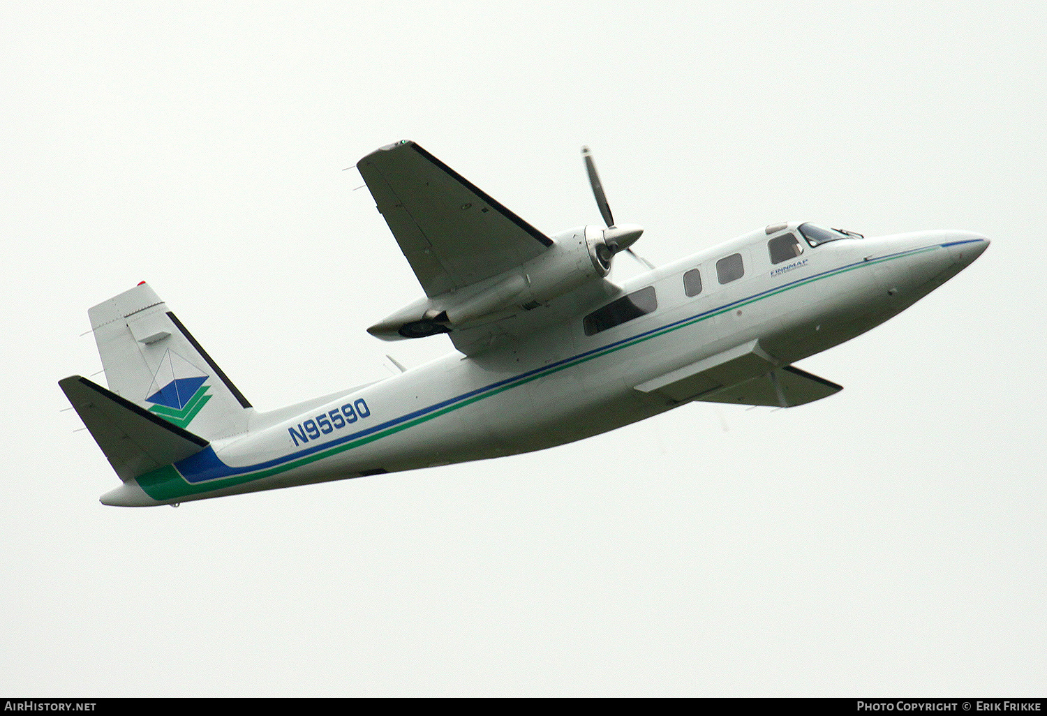 Aircraft Photo of N95590 | Rockwell 690B Turbo Commander | Finnmap | AirHistory.net #543444