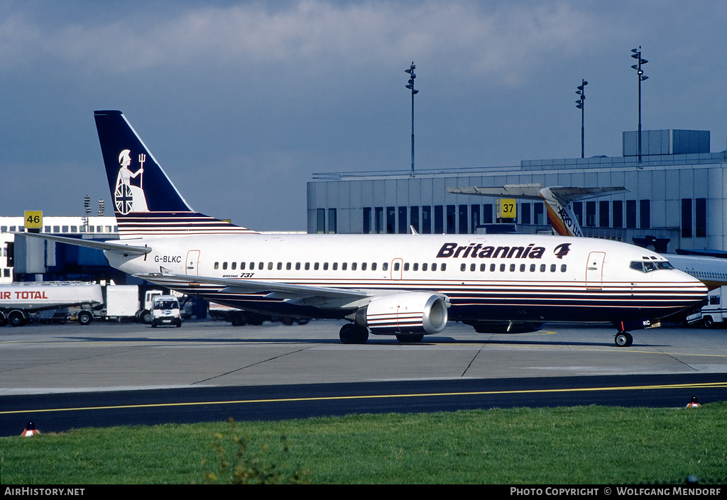 Aircraft Photo of G-BLKC | Boeing 737-3T5 | Britannia Airways | AirHistory.net #543445