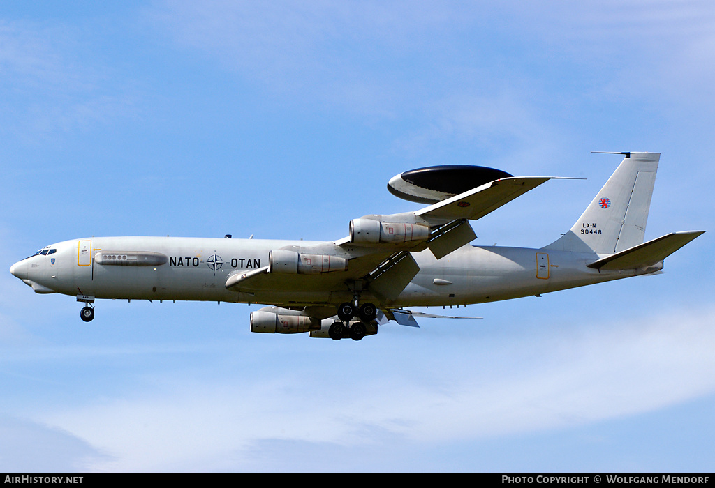Aircraft Photo of LX-N90448 | Boeing E-3A Sentry | Luxembourg - NATO | AirHistory.net #543461