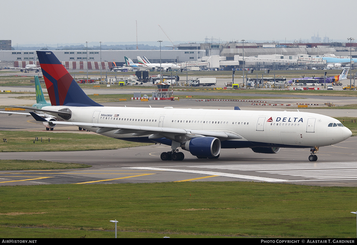 Aircraft Photo of N860NW | Airbus A330-223 | Delta Air Lines | AirHistory.net #543479