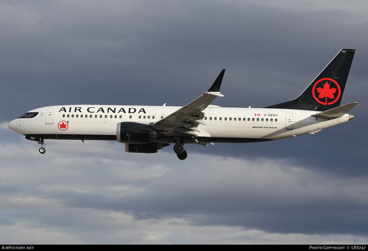 Aircraft Photo of C-GEHY | Boeing 737-8 Max 8 | Air Canada | AirHistory.net #543480