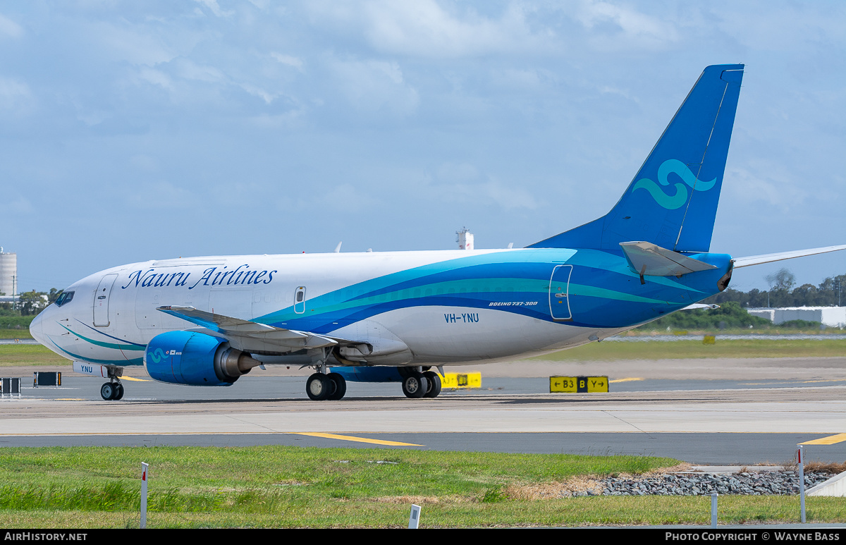Aircraft Photo of VH-YNU | Boeing 737-319-SF | Nauru Airlines | AirHistory.net #543482