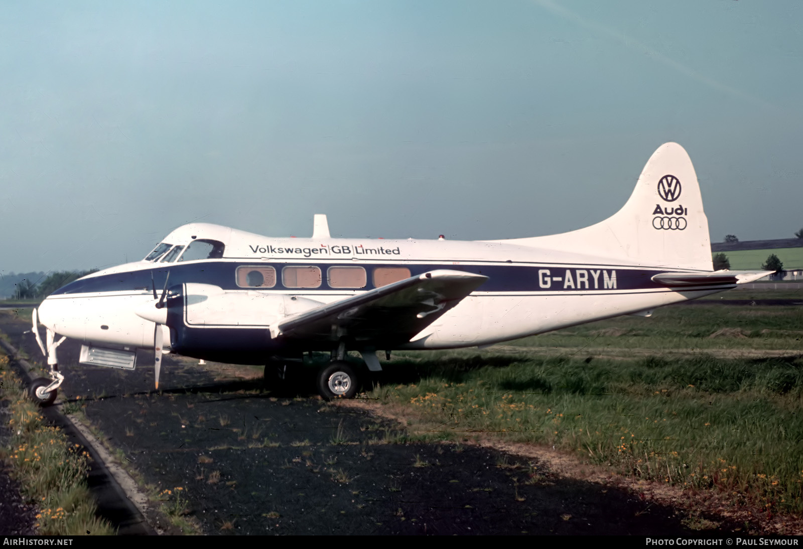 Aircraft Photo of G-ARYM | De Havilland D.H. 104 Dove 8 | Volkswagen | AirHistory.net #543494