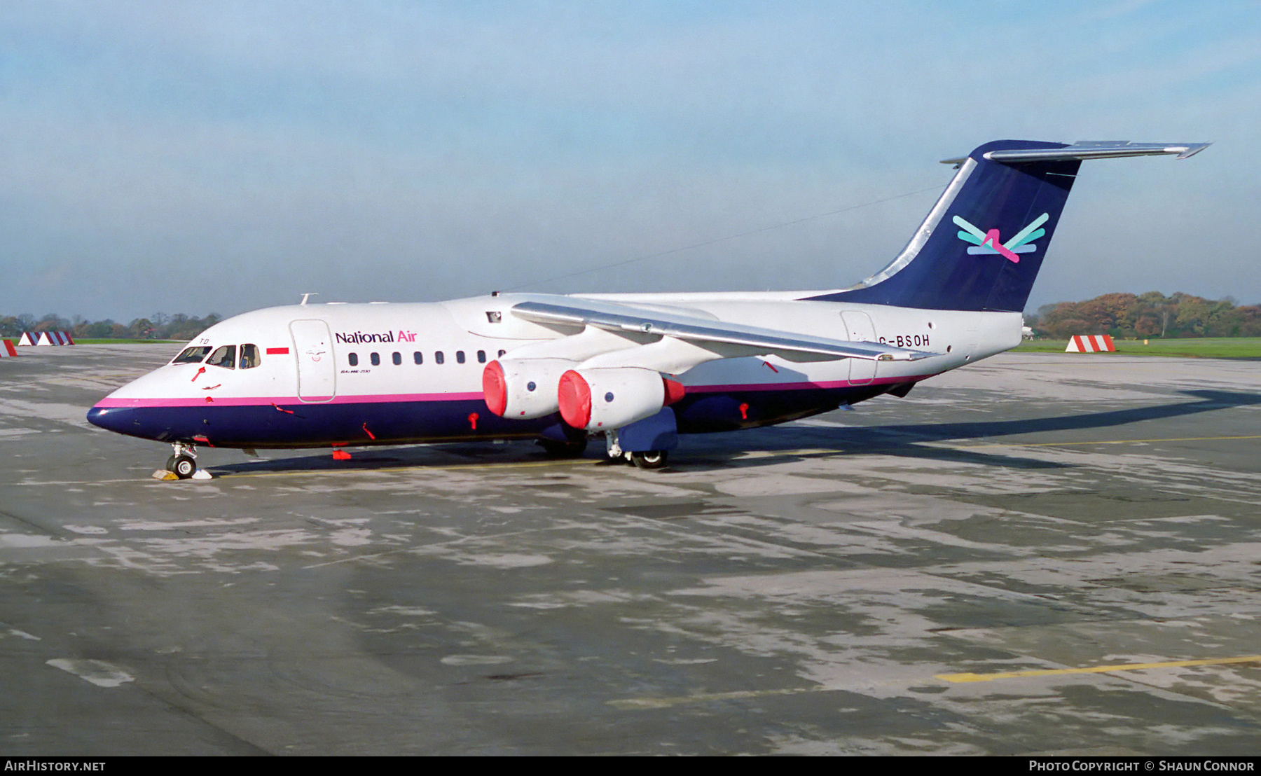 Aircraft Photo of G-BSOH | British Aerospace BAe-146-200 | National Air Charter - NAC | AirHistory.net #543505