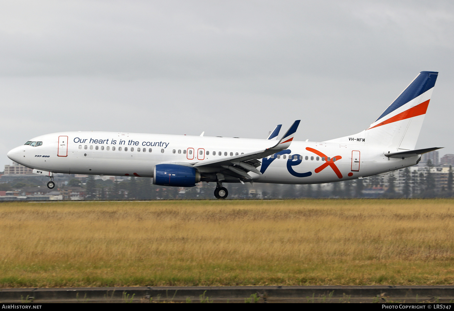 Aircraft Photo of VH-MFM | Boeing 737-85R | REX - Regional Express | AirHistory.net #543518