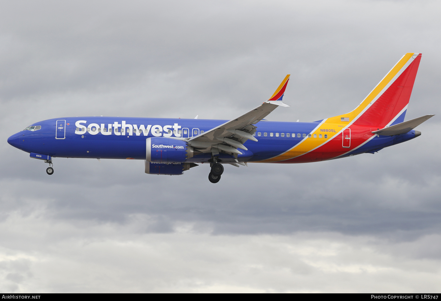 Aircraft Photo of N8805L | Boeing 737-8 Max 8 | AirHistory.net #543560