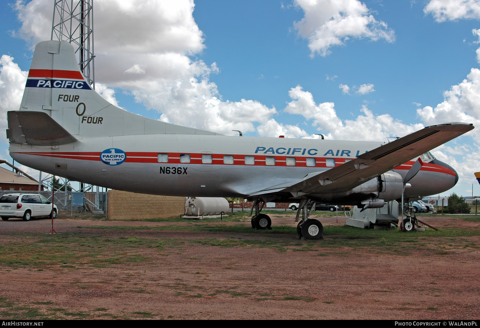 Aircraft Photo of N636X | Martin 404 | Pacific Air Lines | AirHistory.net #543563