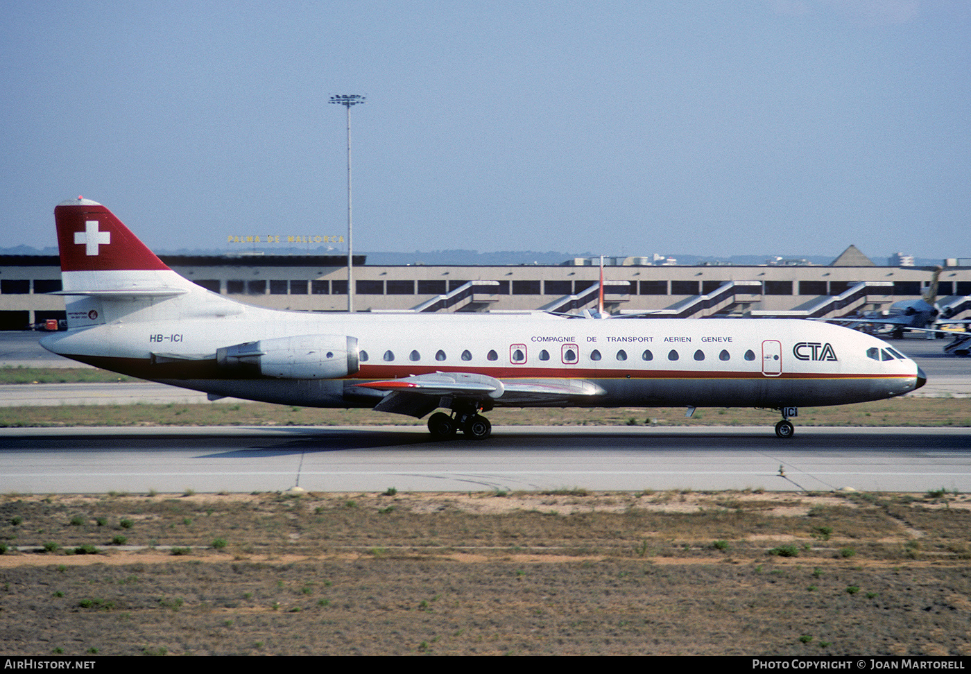 Aircraft Photo of HB-ICI | Sud SE-210 Caravelle 10B1R | CTA - Compagnie de Transport Aérien | AirHistory.net #543575