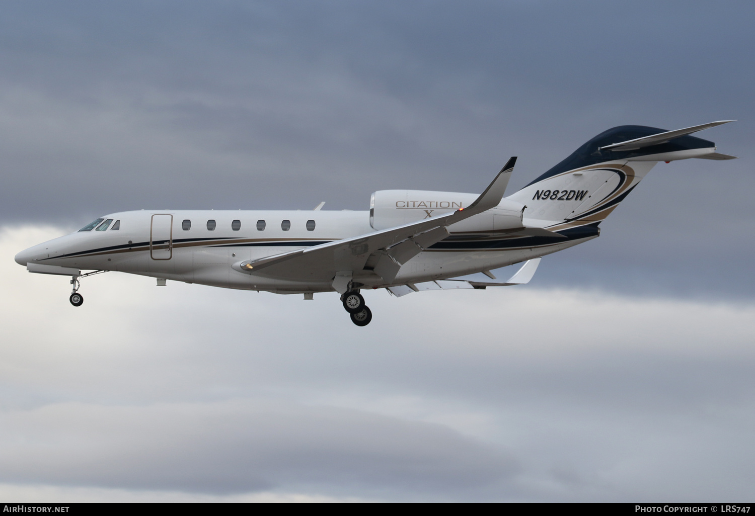 Aircraft Photo of N982DW | Cessna 750 Citation X | AirHistory.net #543607