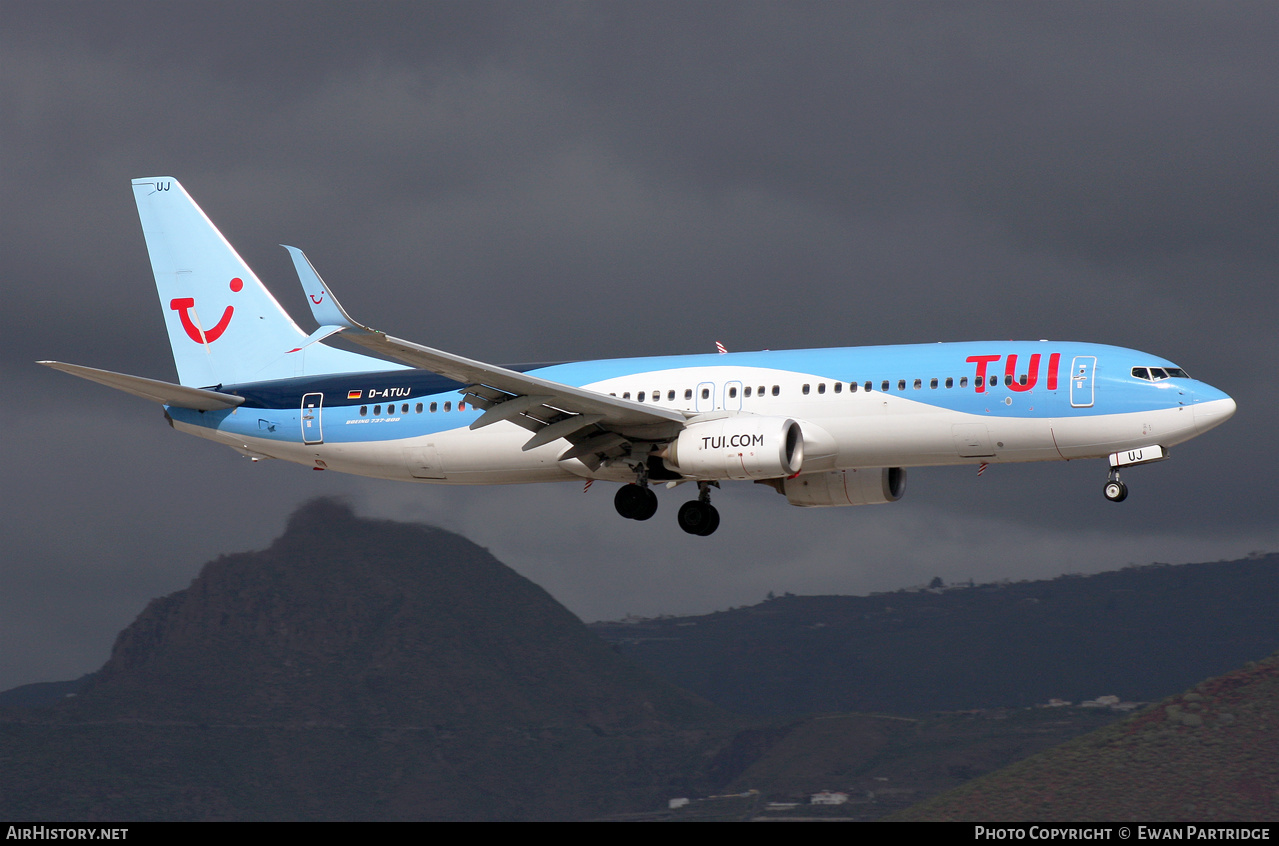 Aircraft Photo of D-ATUJ | Boeing 737-8K5 | TUI | AirHistory.net #543635