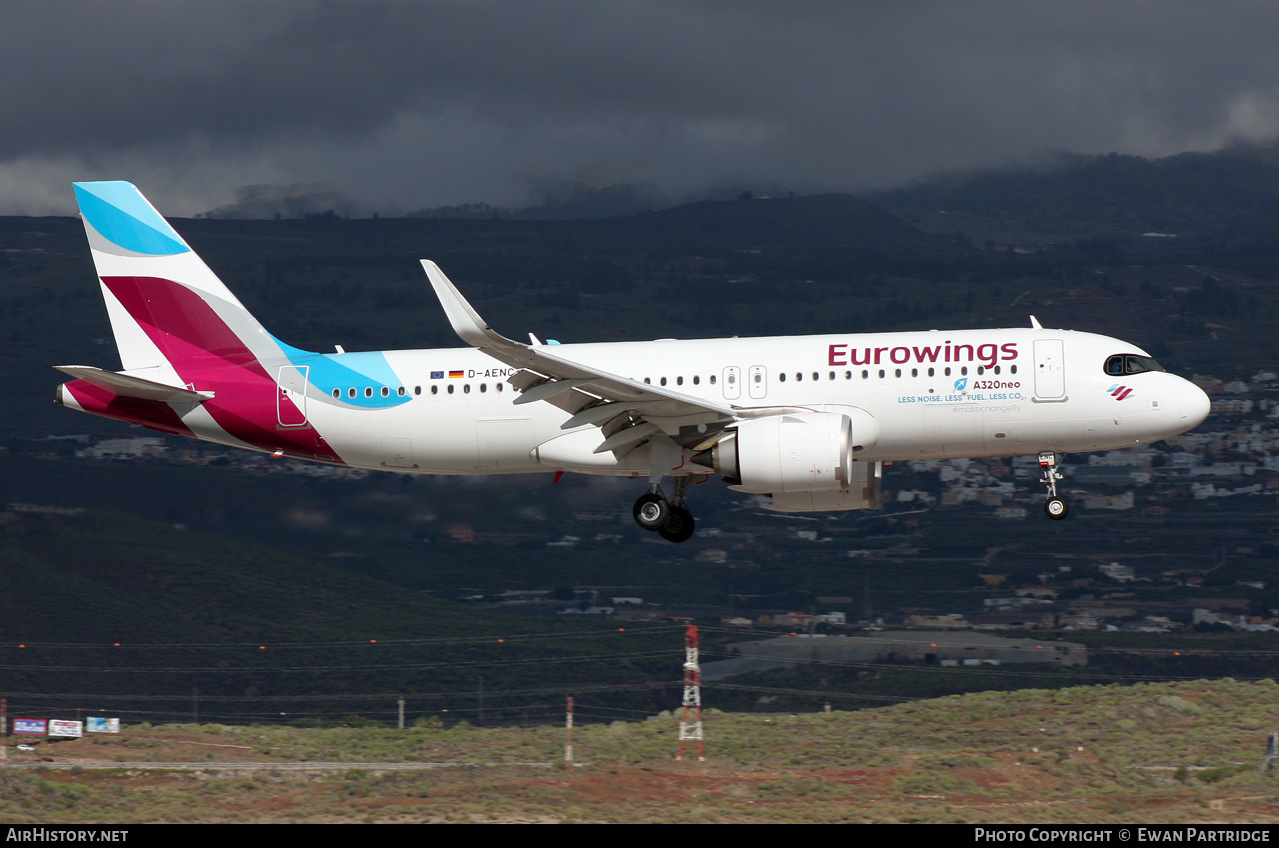 Aircraft Photo of D-AENC | Airbus A320-251N | Eurowings | AirHistory.net #543656