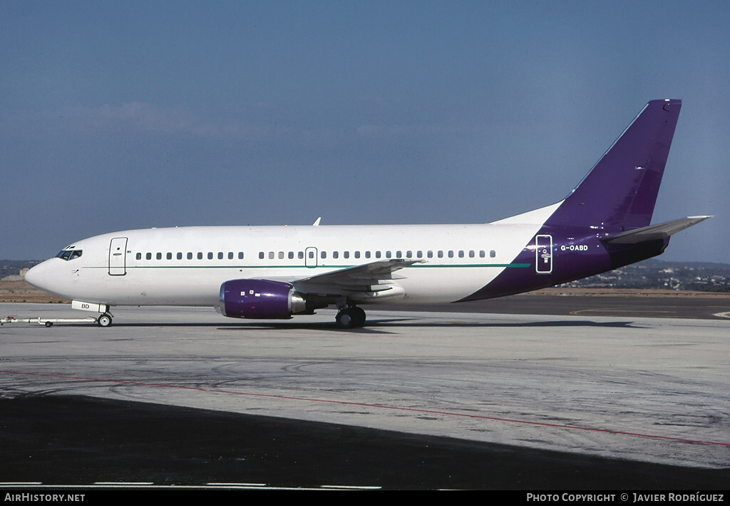 Aircraft Photo of G-OABD | Boeing 737-3L9 | AirHistory.net #543702