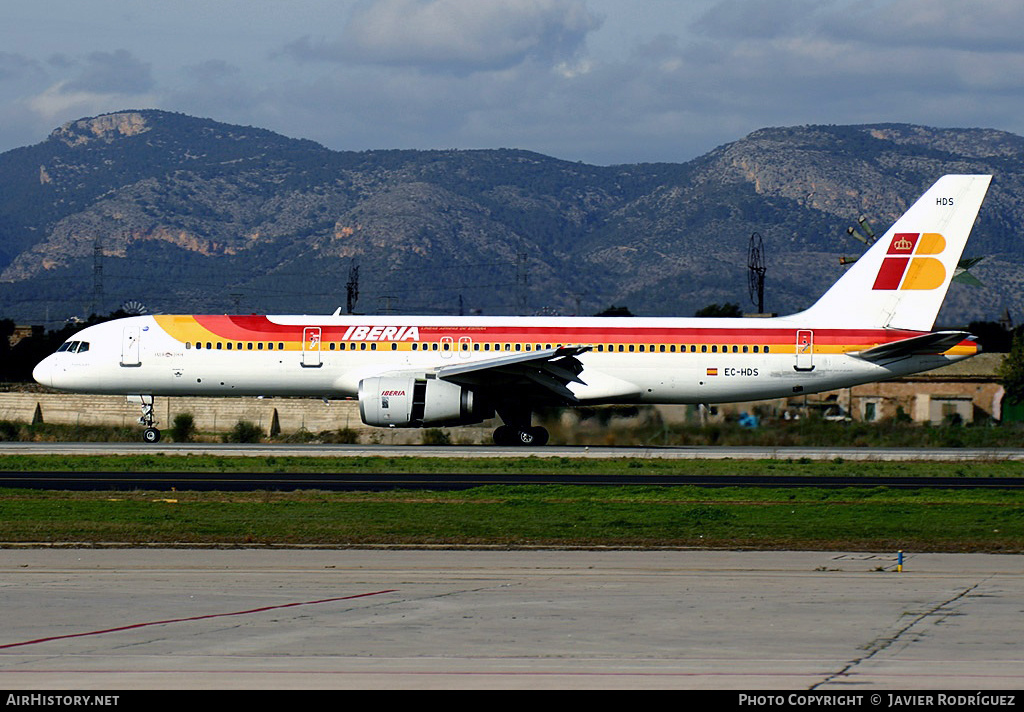 Aircraft Photo of EC-HDS | Boeing 757-256 | Iberia | AirHistory.net #543708