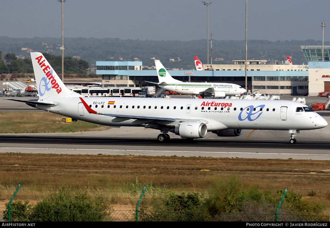Aircraft Photo of EC-LFZ | Embraer 195LR (ERJ-190-200LR) | Air Europa | AirHistory.net #543717