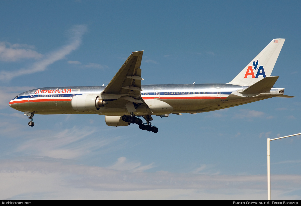 Aircraft Photo of N784AN | Boeing 777-223/ER | American Airlines | AirHistory.net #543730