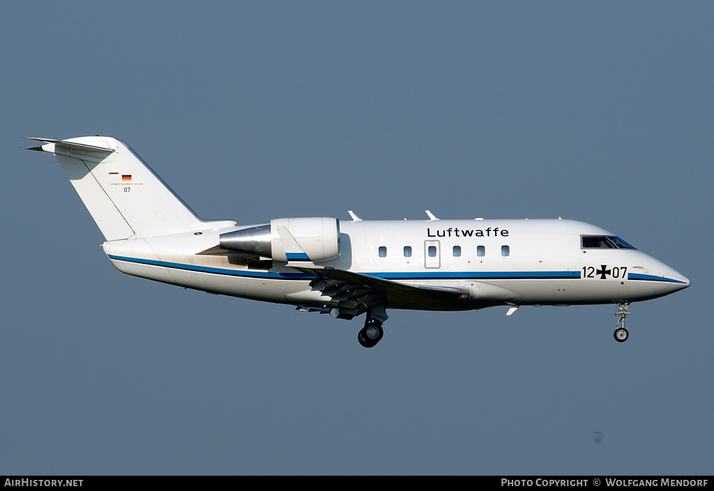 Aircraft Photo of 1207 | Canadair Challenger 601 (CL-600-2A12) | Germany - Air Force | AirHistory.net #543739