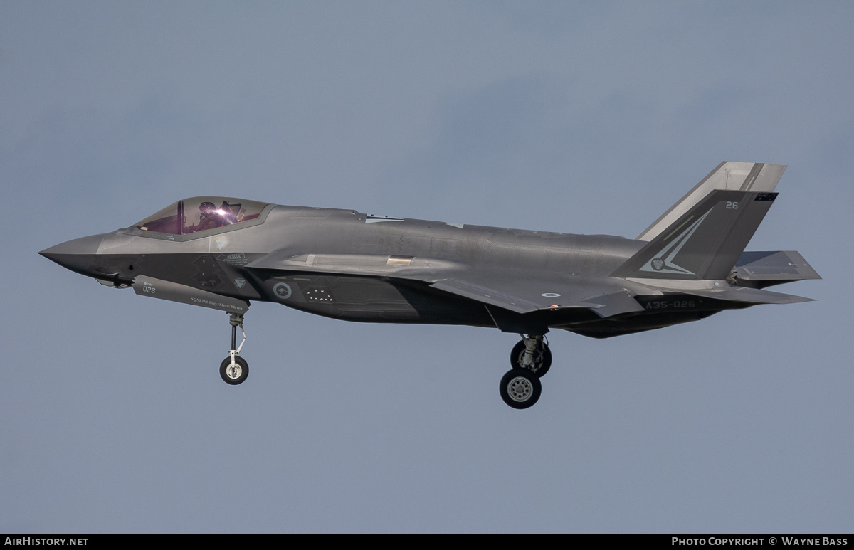 Aircraft Photo of A35-026 | Lockheed Martin F-35A Lightning II | Australia - Air Force | AirHistory.net #543751