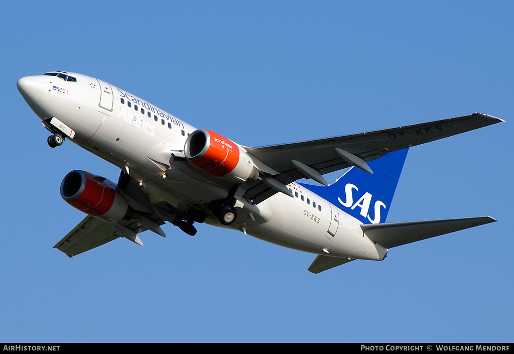 Aircraft Photo of OY-KKS | Boeing 737-683 | Scandinavian Airlines - SAS | AirHistory.net #543775