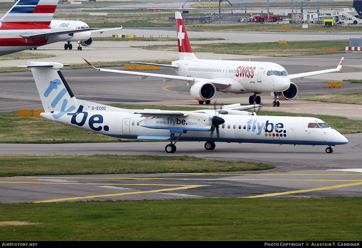Aircraft Photo of G-ECOC | Bombardier DHC-8-402 Dash 8 | Flybe | AirHistory.net #543779