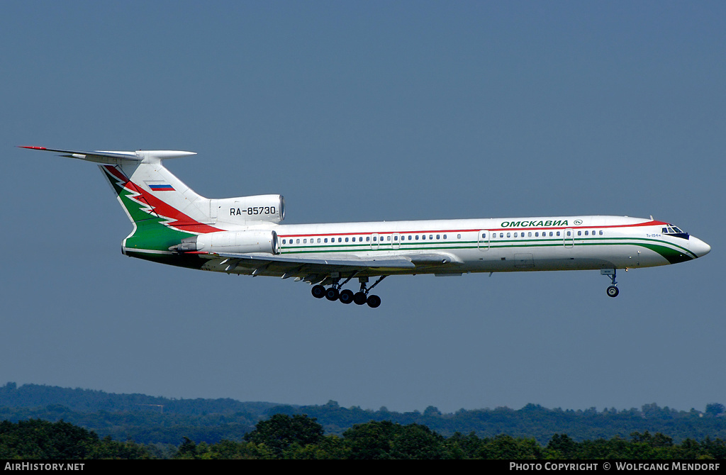 Aircraft Photo of RA-85730 | Tupolev Tu-154M | Omskavia | AirHistory.net #543782