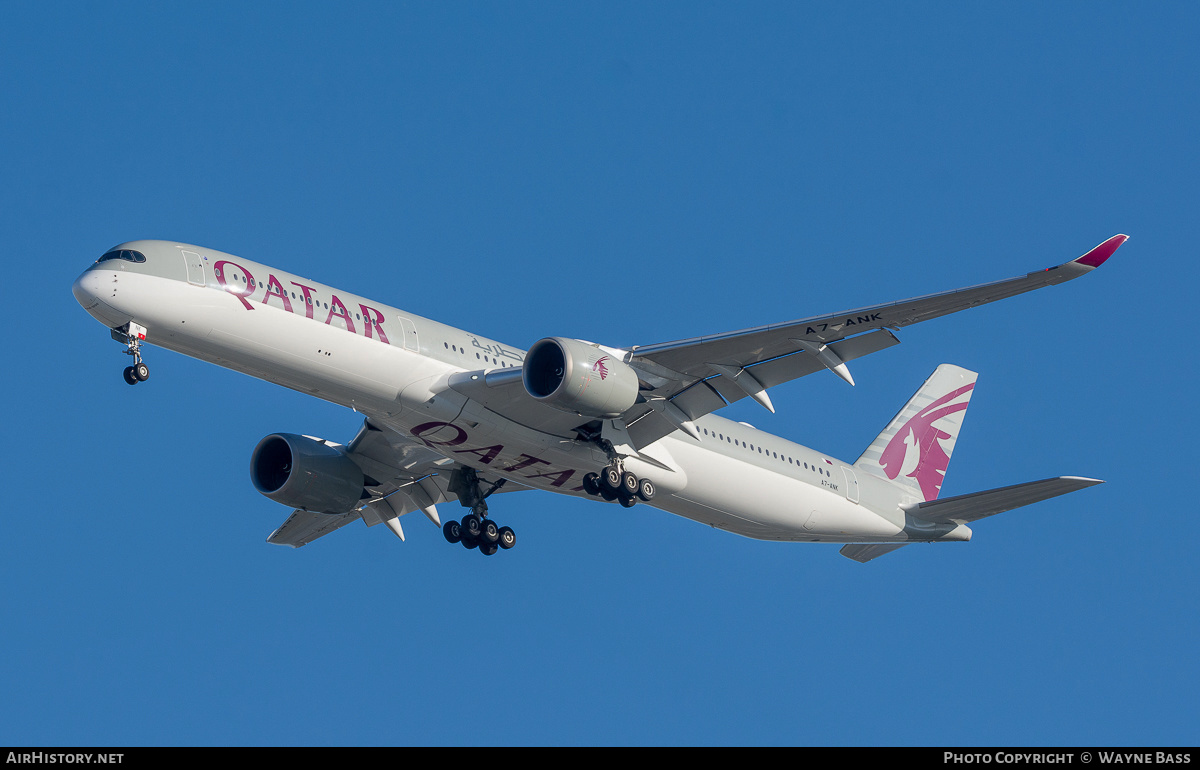 Aircraft Photo of A7-ANK | Airbus A350-1041 | Qatar Airways | AirHistory.net #543785
