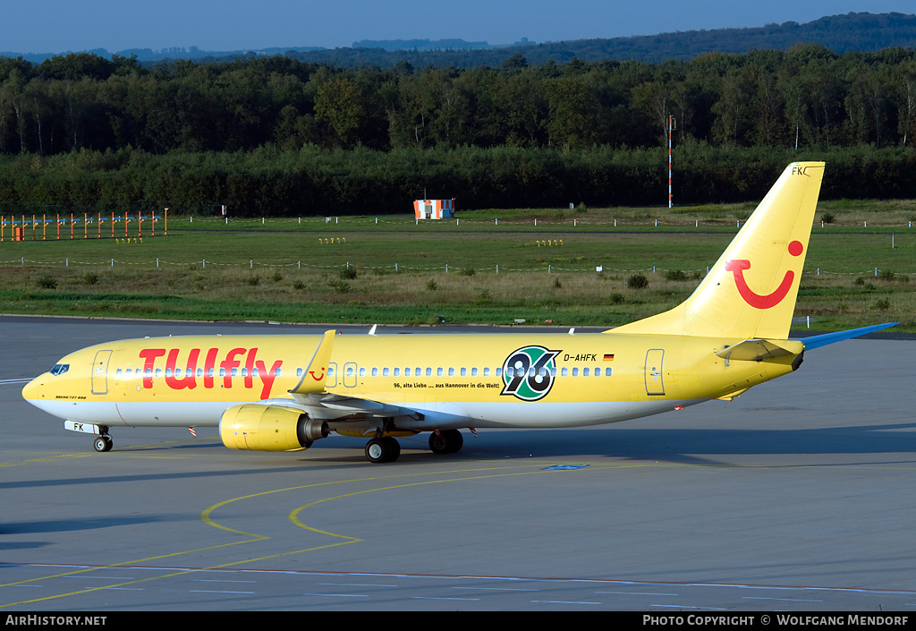 Aircraft Photo of D-AHFK | Boeing 737-8K5 | TUIfly | AirHistory.net #543787
