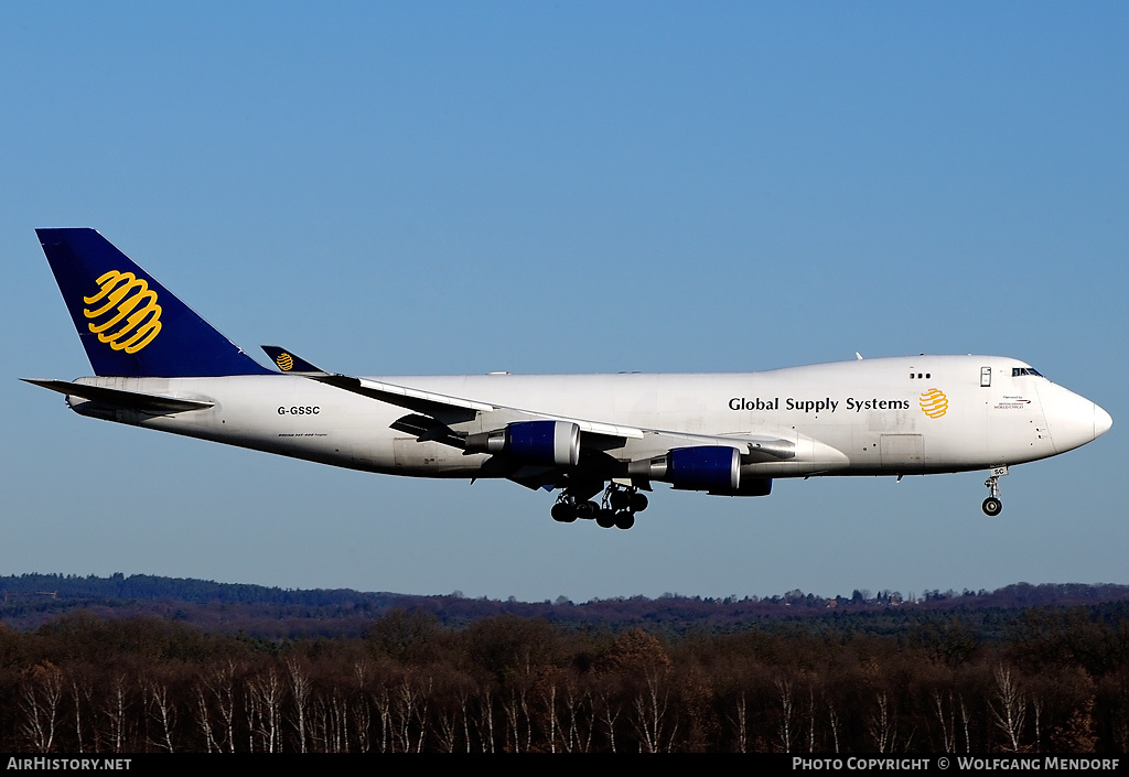 Aircraft Photo of G-GSSC | Boeing 747-47UF/SCD | Global Supply Systems | AirHistory.net #543788