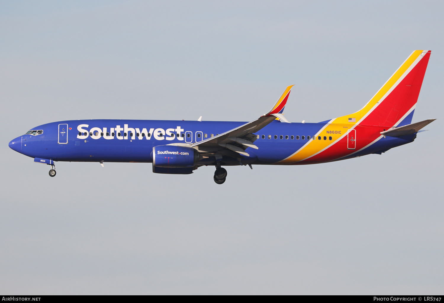 Aircraft Photo of N8601C | Boeing 737-8H4 | Southwest Airlines | AirHistory.net #543804