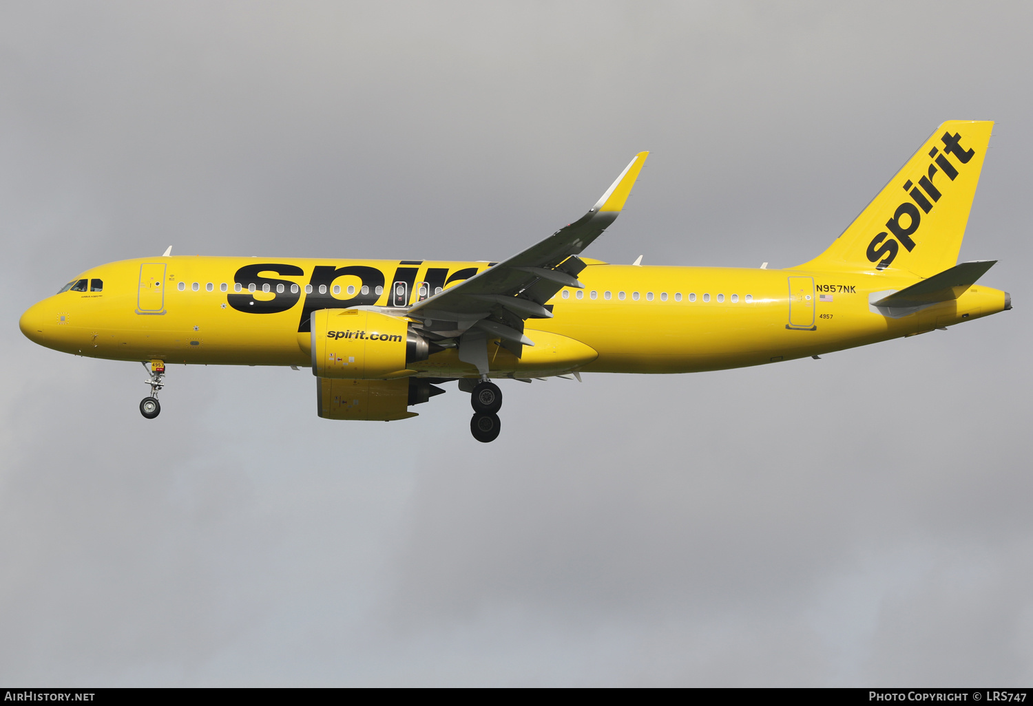 Aircraft Photo of N957NK | Airbus A320-271N | Spirit Airlines | AirHistory.net #543829