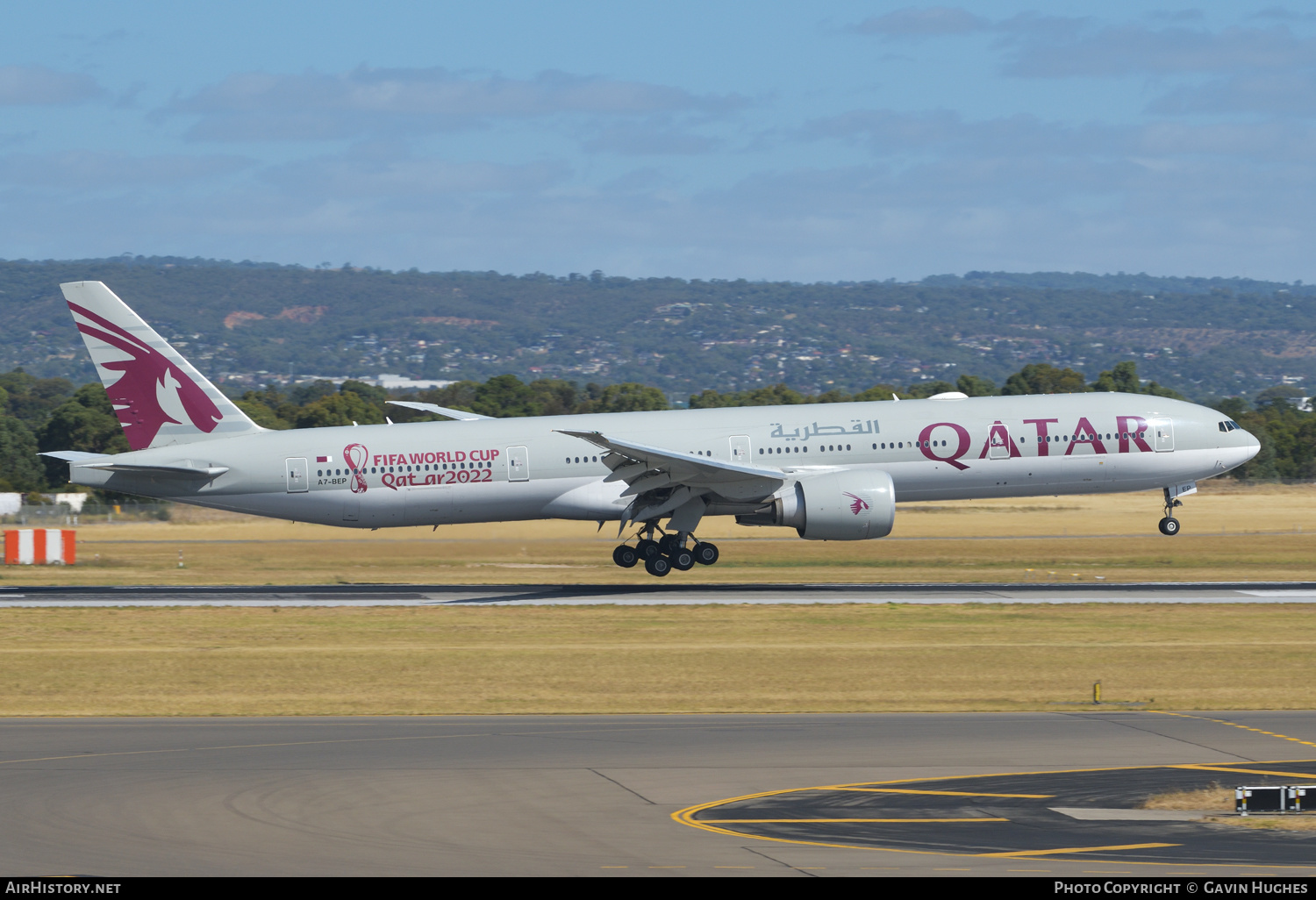 Aircraft Photo of A7-BEP | Boeing 777-300/ER | Qatar Airways | AirHistory.net #543832