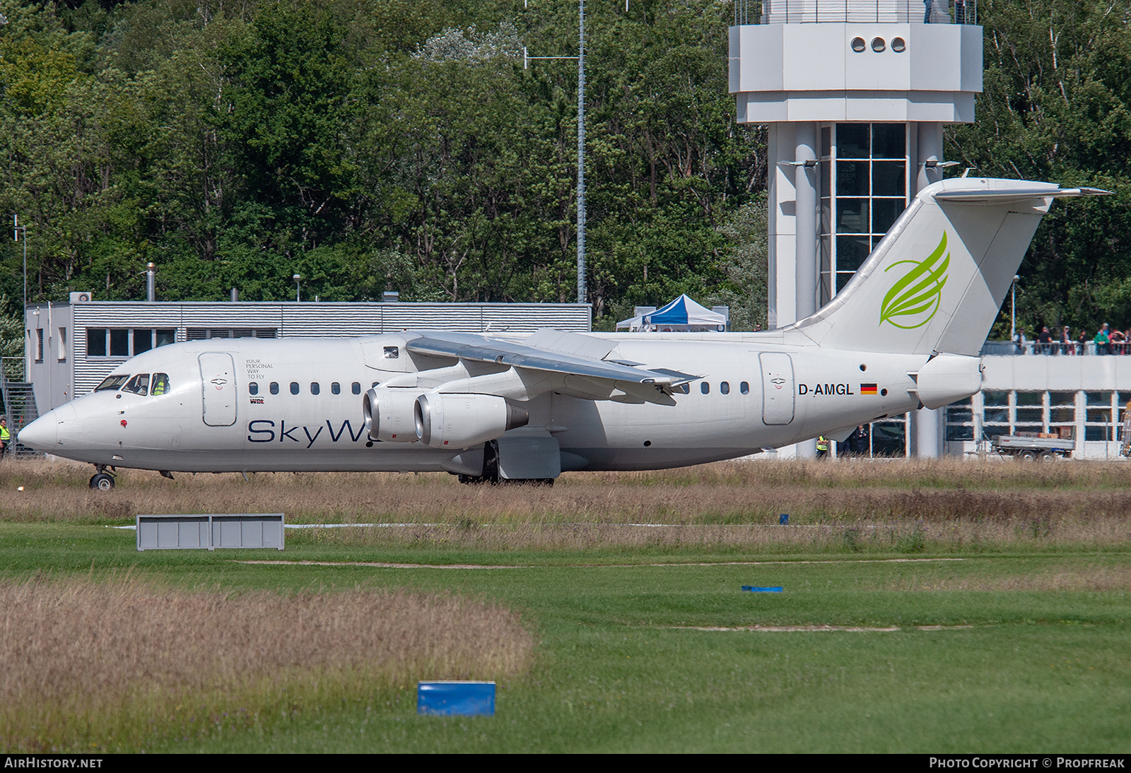 Aircraft Photo of D-AMGL | British Aerospace BAe-146-200 | Skyworks | AirHistory.net #543857