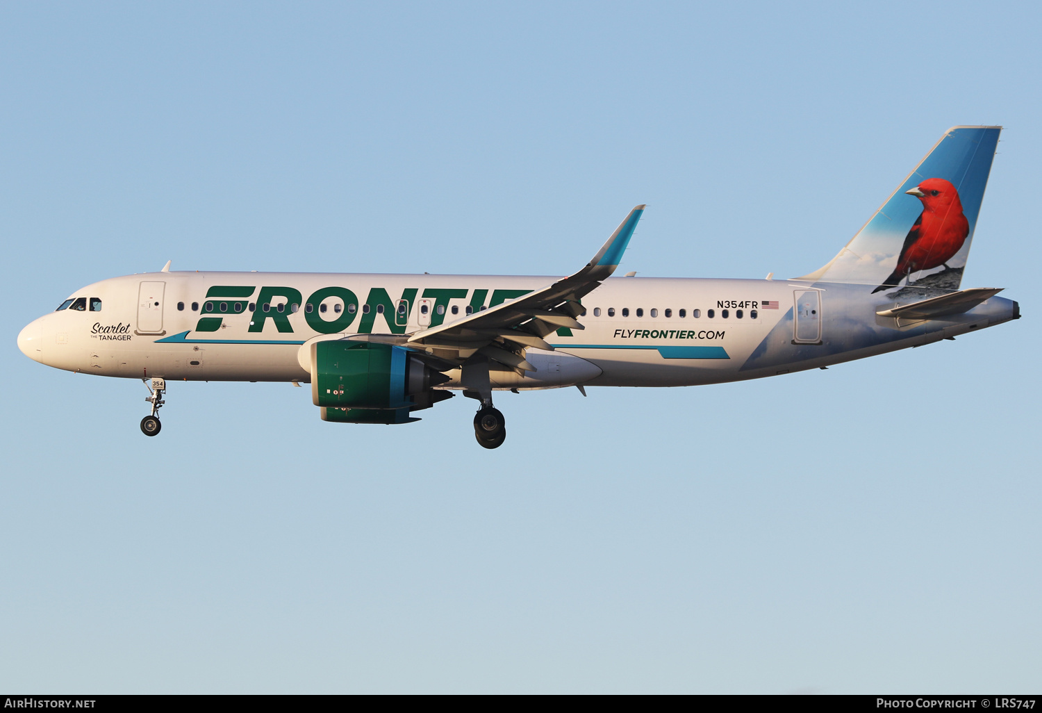 Aircraft Photo of N354FR | Airbus A320-251N | Frontier Airlines | AirHistory.net #543859