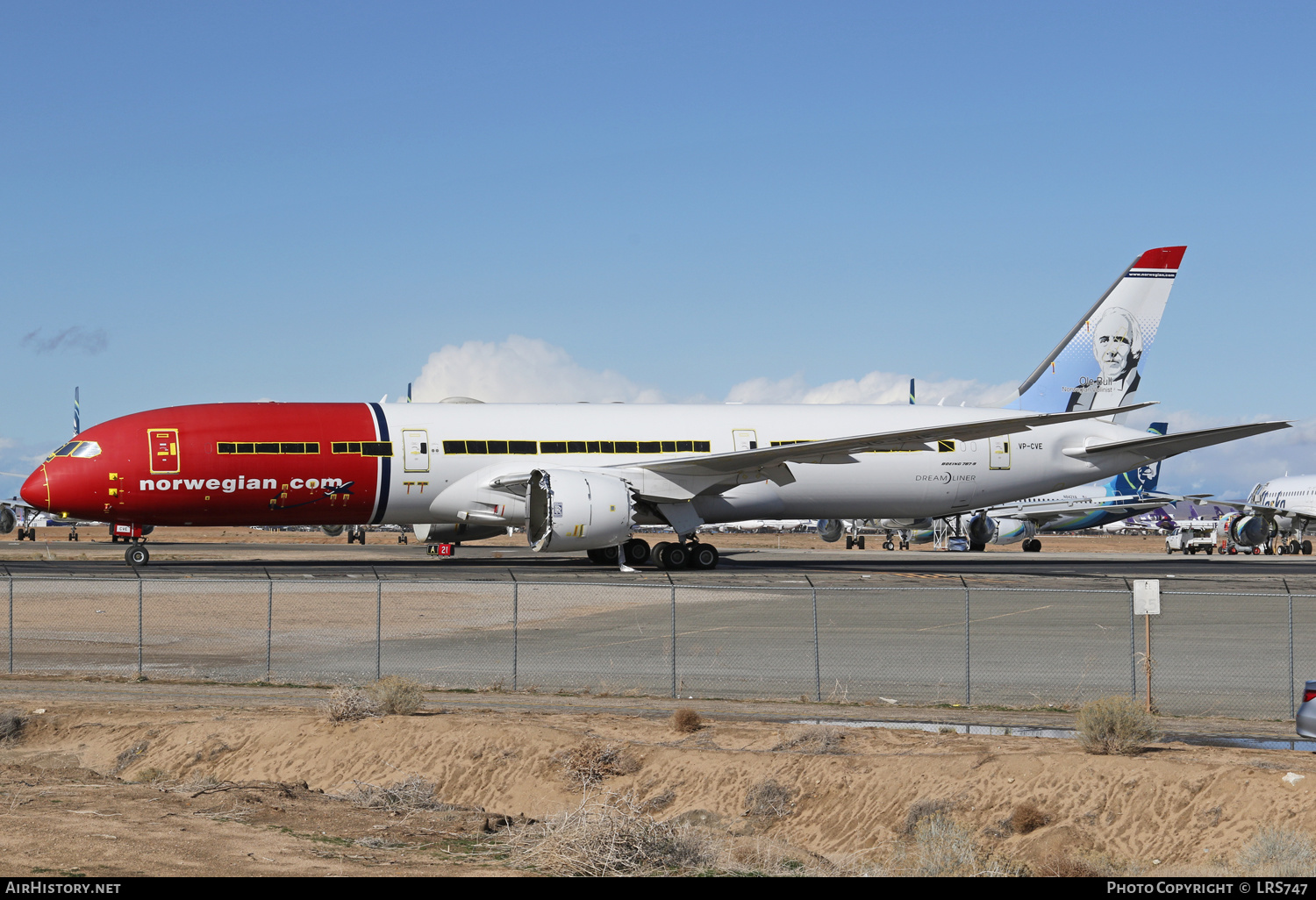 Aircraft Photo of VP-CVE | Boeing 787-9 Dreamliner | Norwegian | AirHistory.net #543892