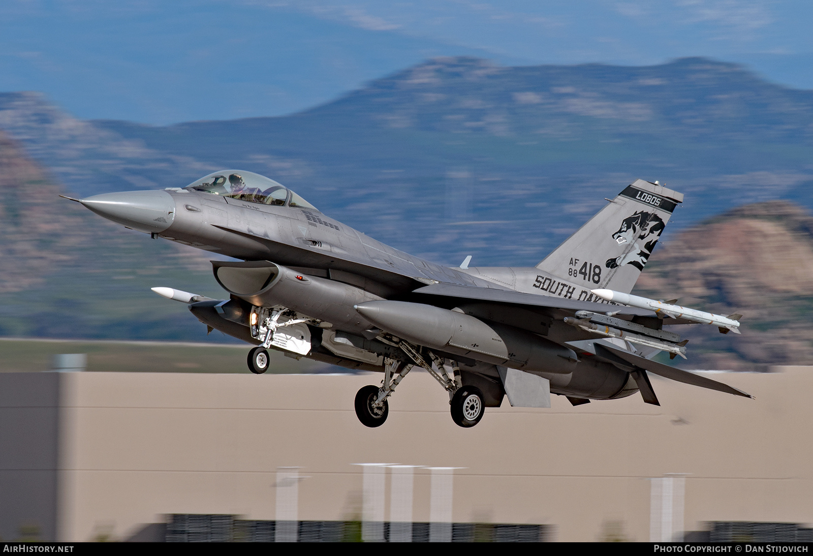 Aircraft Photo of 88-0418 / AF88-418 | General Dynamics F-16CG Fighting Falcon | USA - Air Force | AirHistory.net #543897