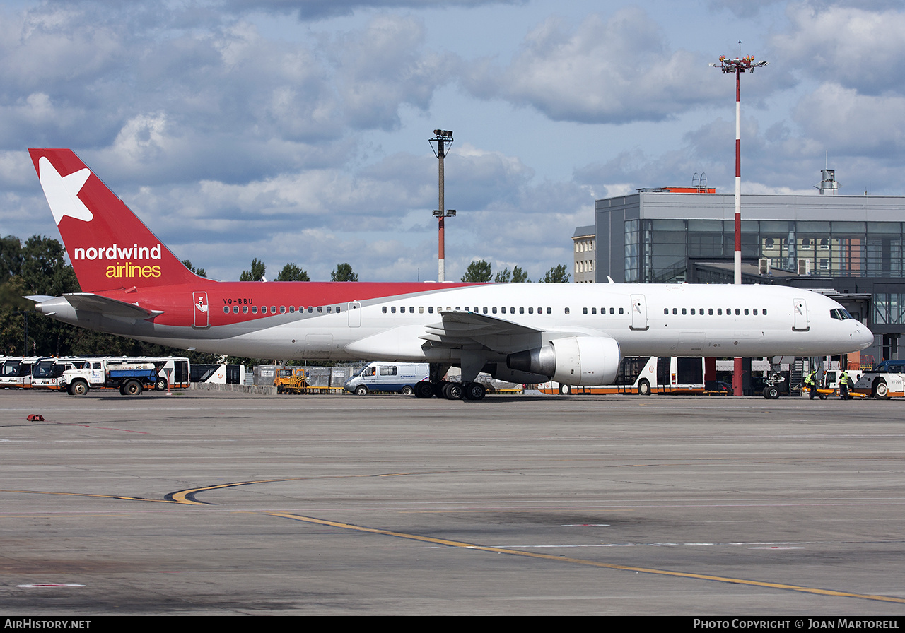 Aircraft Photo of VQ-BBU | Boeing 757-2Q8 | Nordwind Airlines | AirHistory.net #543905