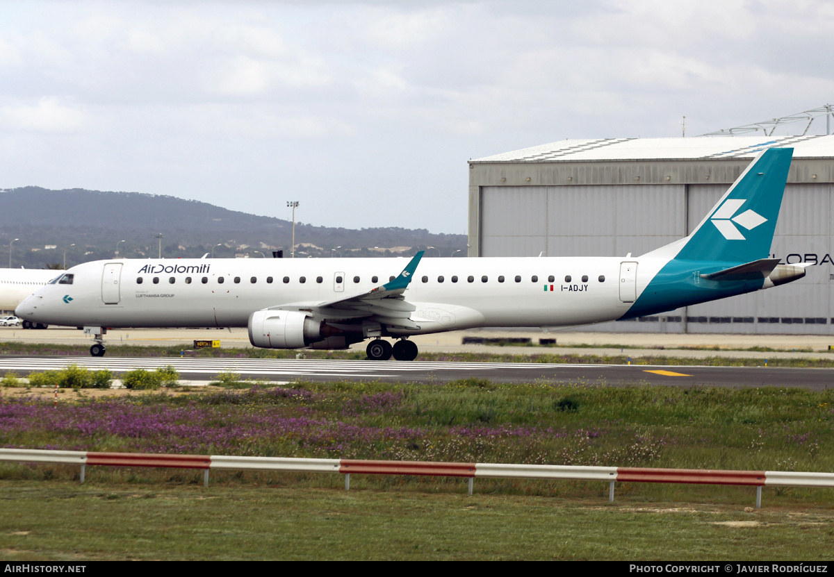 Aircraft Photo of I-ADJY | Embraer 195LR (ERJ-190-200LR) | Air Dolomiti | AirHistory.net #543919