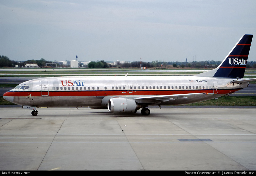 Aircraft Photo of N435US | Boeing 737-4B7 | USAir | AirHistory.net #543927