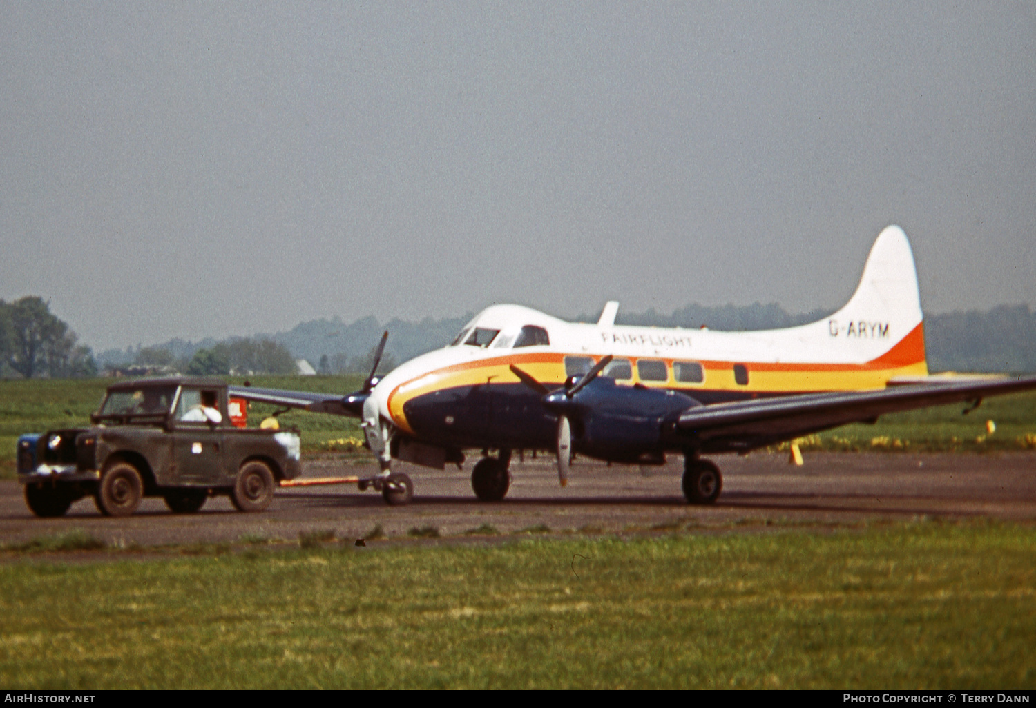 Aircraft Photo of G-ARYM | De Havilland D.H. 104 Dove 8 | Fairflight Charters | AirHistory.net #543944
