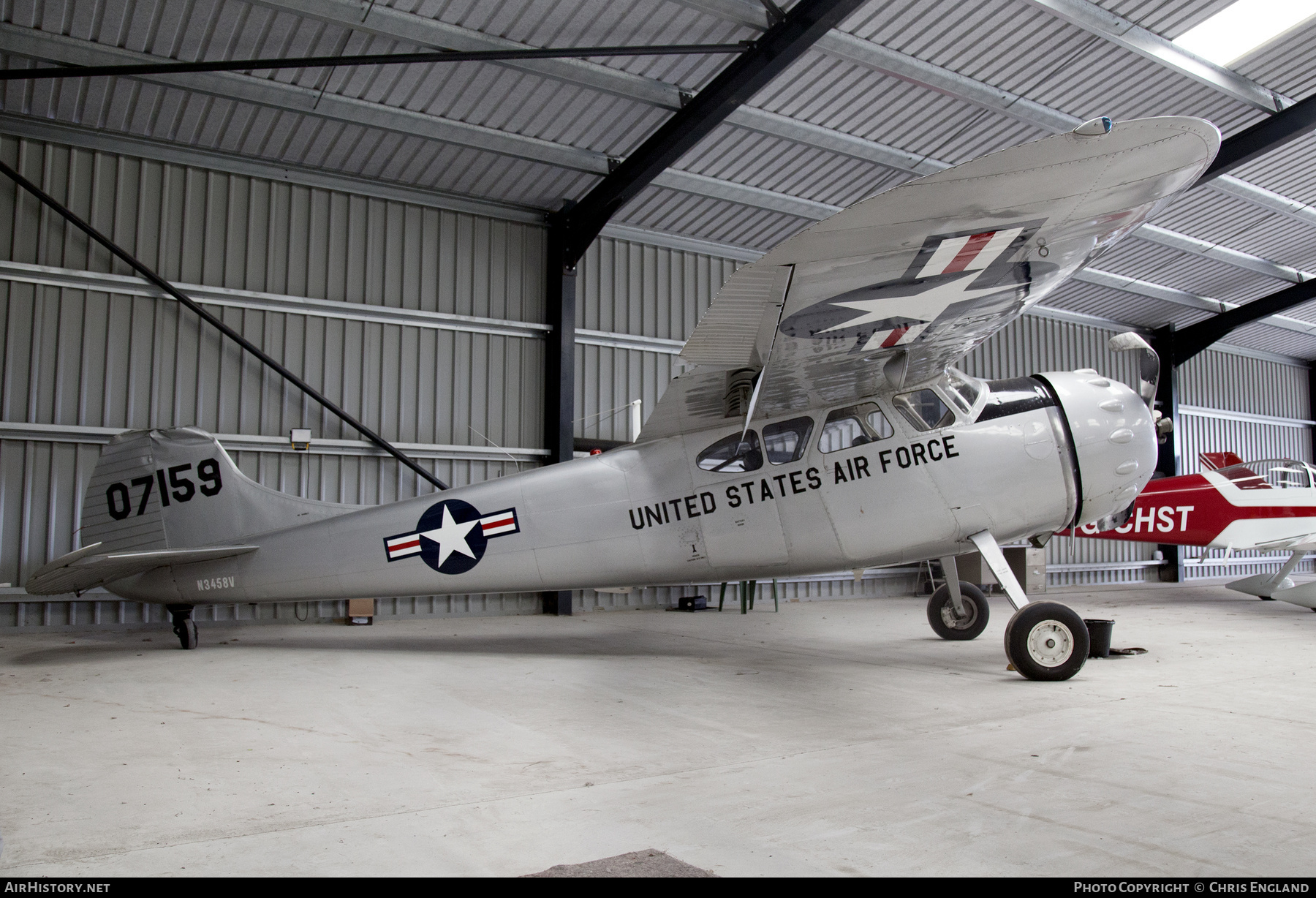 Aircraft Photo of N3458V | Cessna LC-126A (195) | USA - Air Force | AirHistory.net #543986