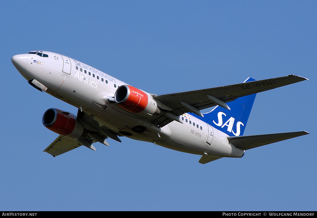 Aircraft Photo of SE-DTH | Boeing 737-683 | Scandinavian Airlines - SAS | AirHistory.net #544052