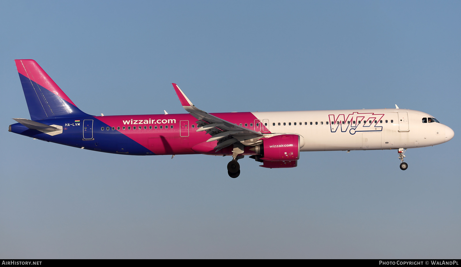 Aircraft Photo of HA-LVM | Airbus A321-271NX | Wizz Air | AirHistory.net #544061