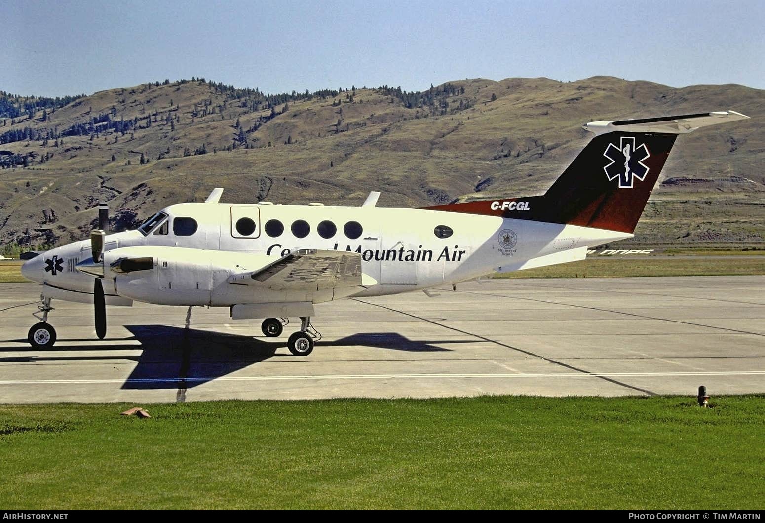 Aircraft Photo of C-FCGL | Beech 200 Super King Air | Central Mountain Air - CMA | AirHistory.net #544069