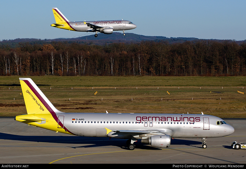 Aircraft Photo of D-AIPD | Airbus A320-211 | Germanwings | AirHistory.net #544081