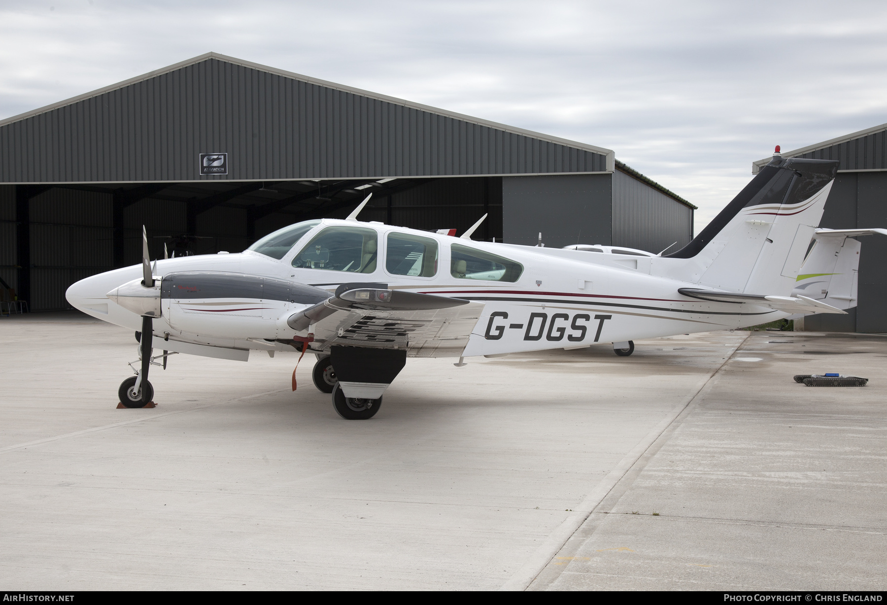 Aircraft Photo of G-DGST | Beech 95-B55 Baron | AirHistory.net #544092