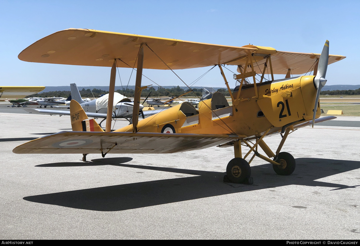 Aircraft Photo of VH-CKF / A17-421 | De Havilland D.H. 82A Tiger Moth | Australia - Air Force | AirHistory.net #544107