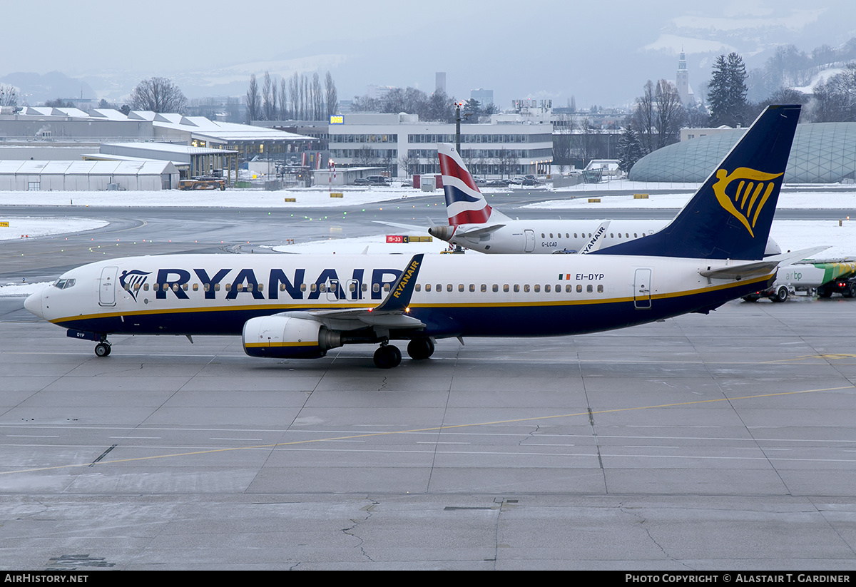 Aircraft Photo of EI-DYP | Boeing 737-8AS | Ryanair | AirHistory.net #544116